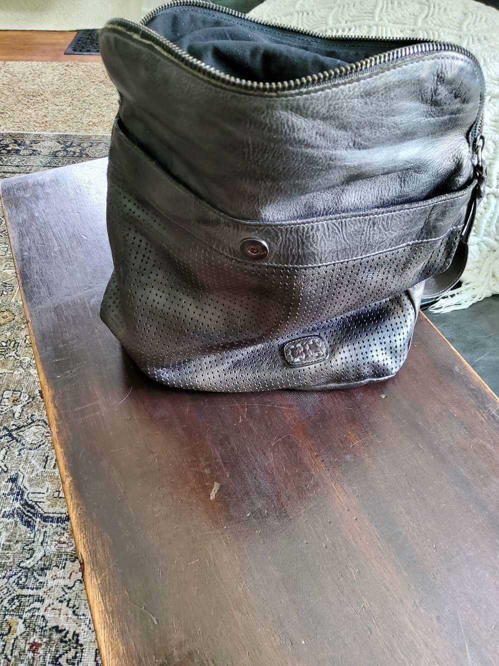 Bed Stu Pastsy Black Leather Backpack - Nwt - Picture 2 of 6